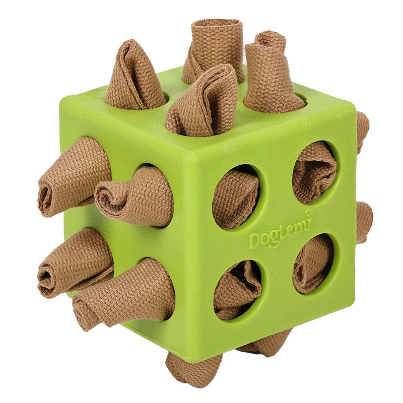 Pet Cube Molar Educational Chew Toy Durable Interactive Toy