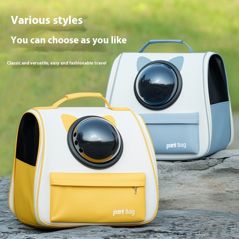 Large Capacity Portable Pet Backpack Comfortable Travel Carrier