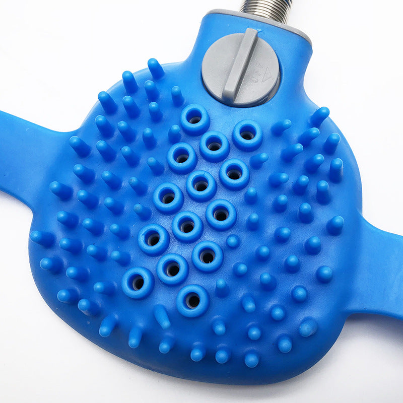 Pet Outdoor Bath Brush Shower Grooming Cleaning Tool