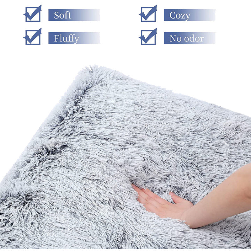 Square Plush Memory Foam Pet Sofa Sleeping Bed