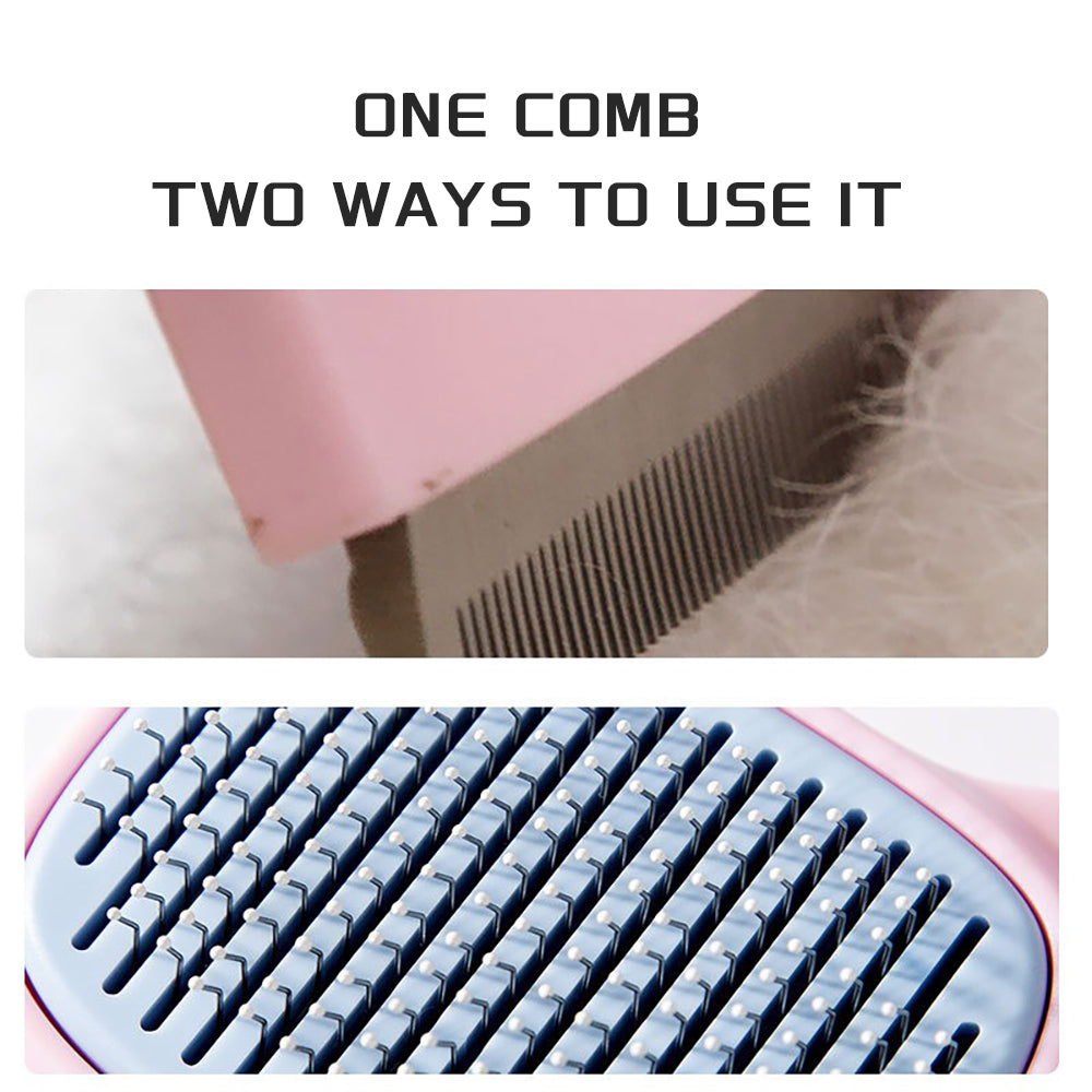 Pet Deshedding Grooming Brush Hair Removal Tool Large Size