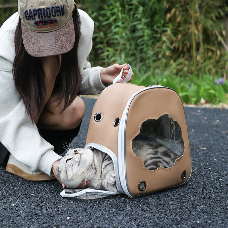 Portable Large Capacity Pet Space Capsule Backpack