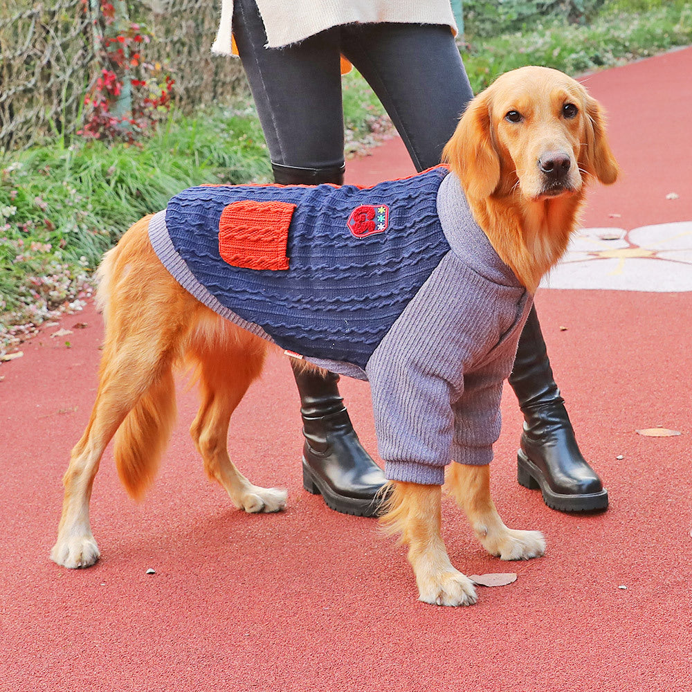 Pet Winter Thickened Sweater Warm Large Size Clothing