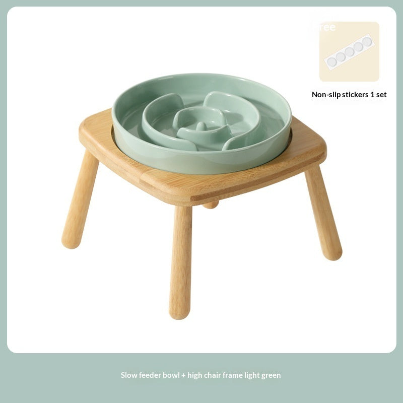 Ceramic Slow Feeding Anti Choking Pet Bowl