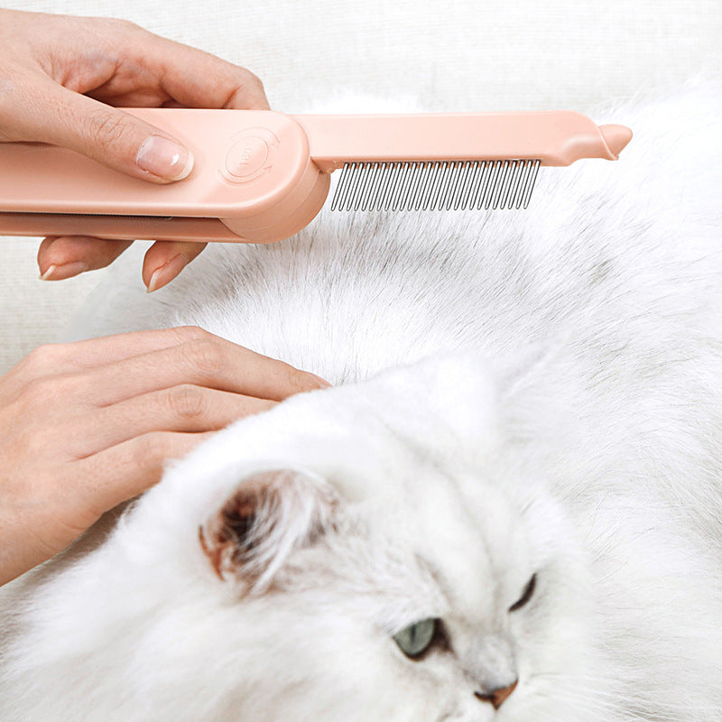 Pet Dematting Grooming Comb Hair Removal Massage Tool