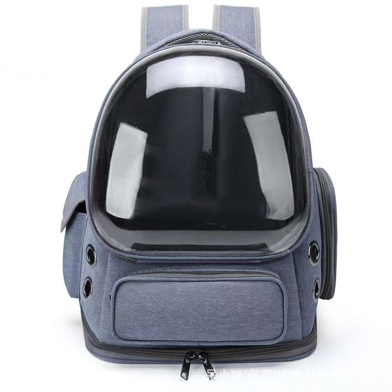 Transparent Space Capsule Style Portable Pet Backpack Carrier