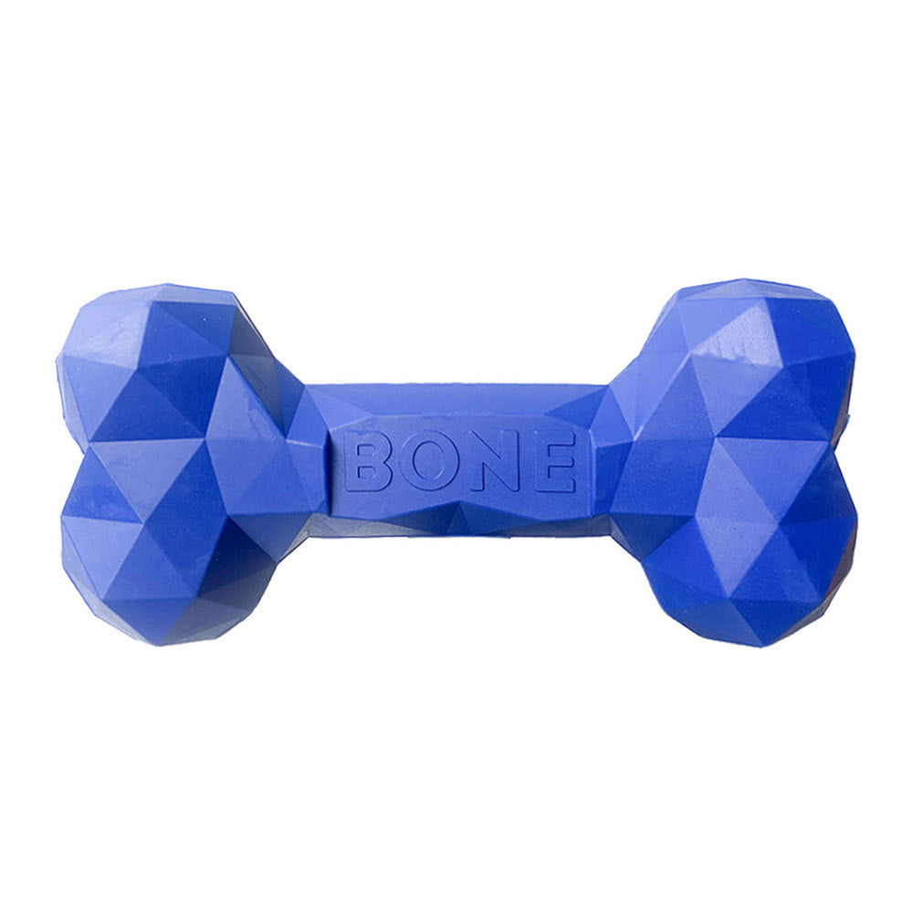 Pet Rubber Bone Chew Bite-Resistant Teeth Cleaning Toy